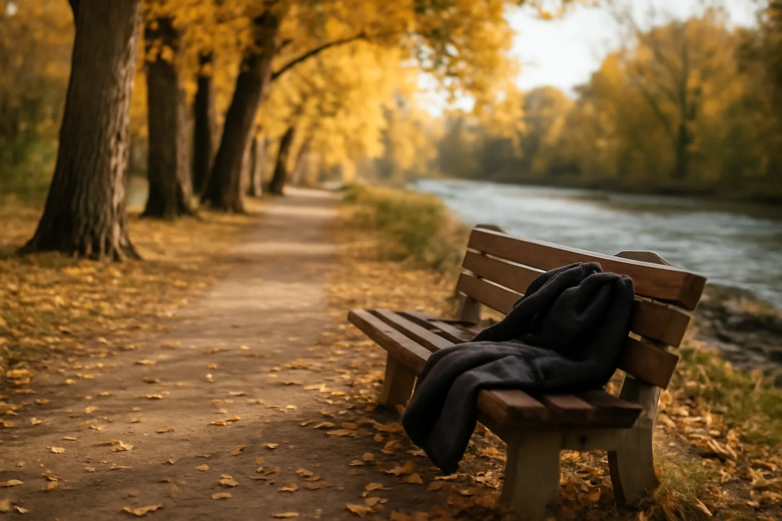 Boise river bench on an afternoon tied to Idaho guardian ad litem work
