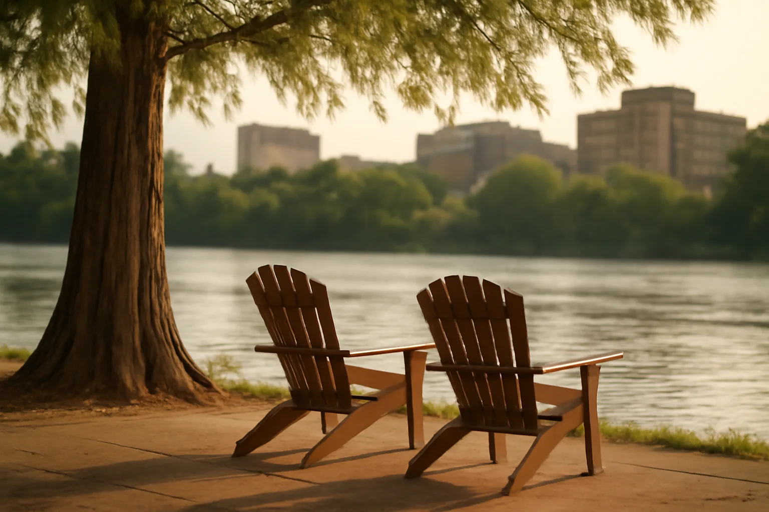 Riverbank chairs near Little Rock for guardian ad litem talks in Arkansas