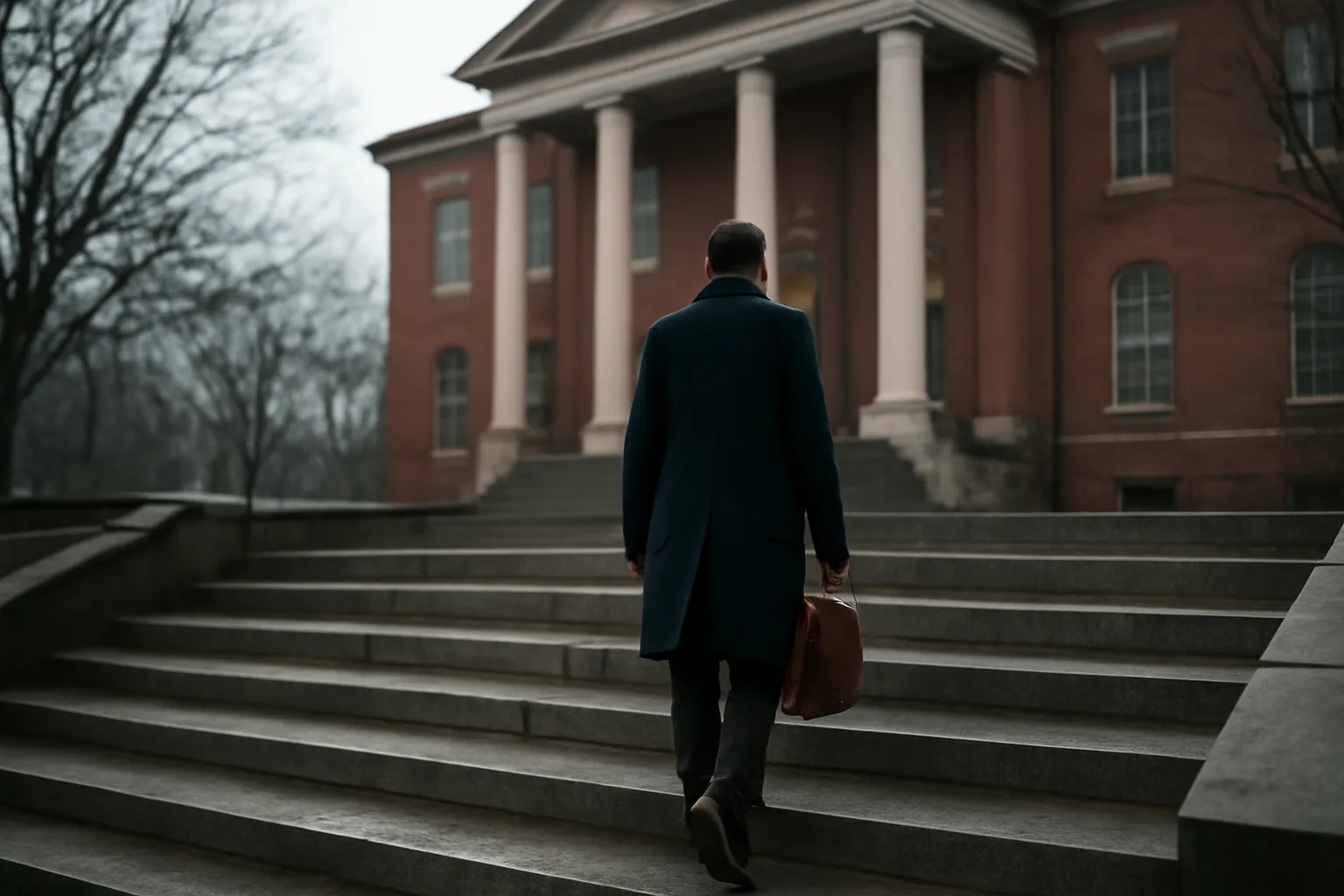 Adult on Wilmington courthouse steps, Delaware guardian ad litem context